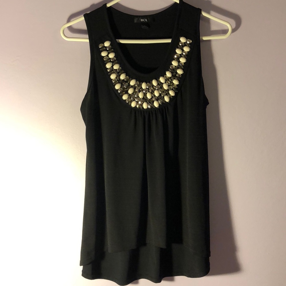BCX Rhinestone Tank Top